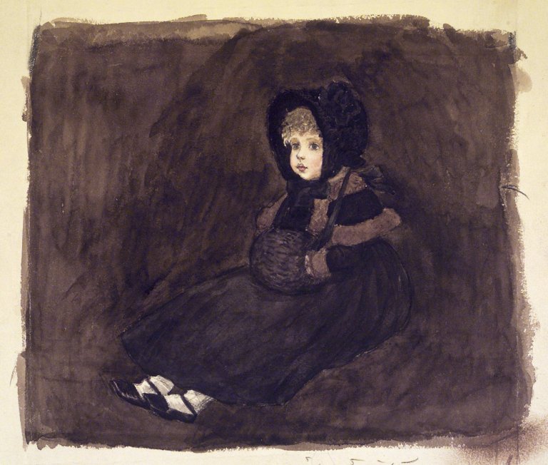 A Little Girl in a Muff